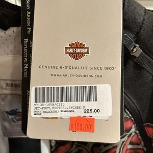 Harley Davidson Woman’s 2X Black Riding Jacket, new, original tags